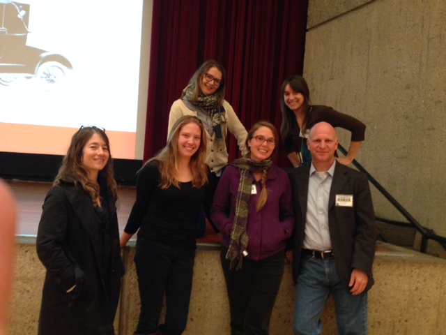 Group photo with Johannes and our lab, including our gracious host, Kate Ballantine, now a prof at Mt. Holyoke College.
